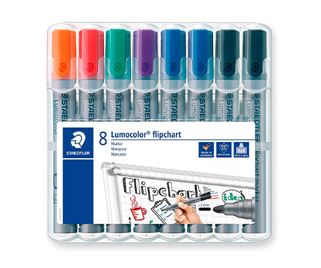 FRANKEN Flipchart Marker blau Keilspitze Stift Textmarker Whiteboard Büro 