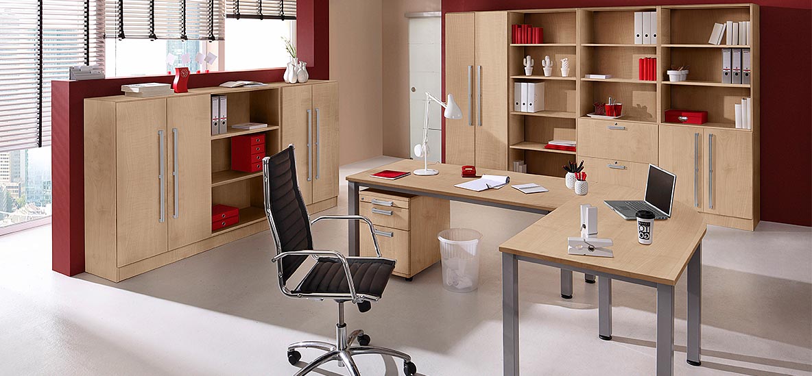 Möbelprogramm Akandia Ahorn