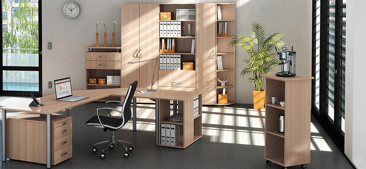 Möbelprogramm Flex Buche