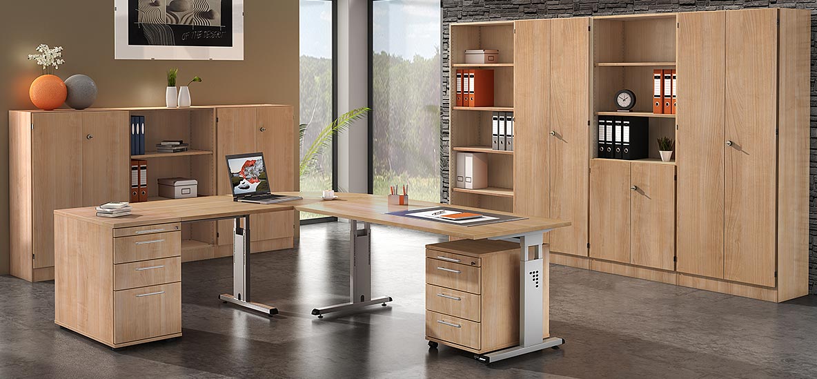 Möbelprogramm Gradeo Nußbaum