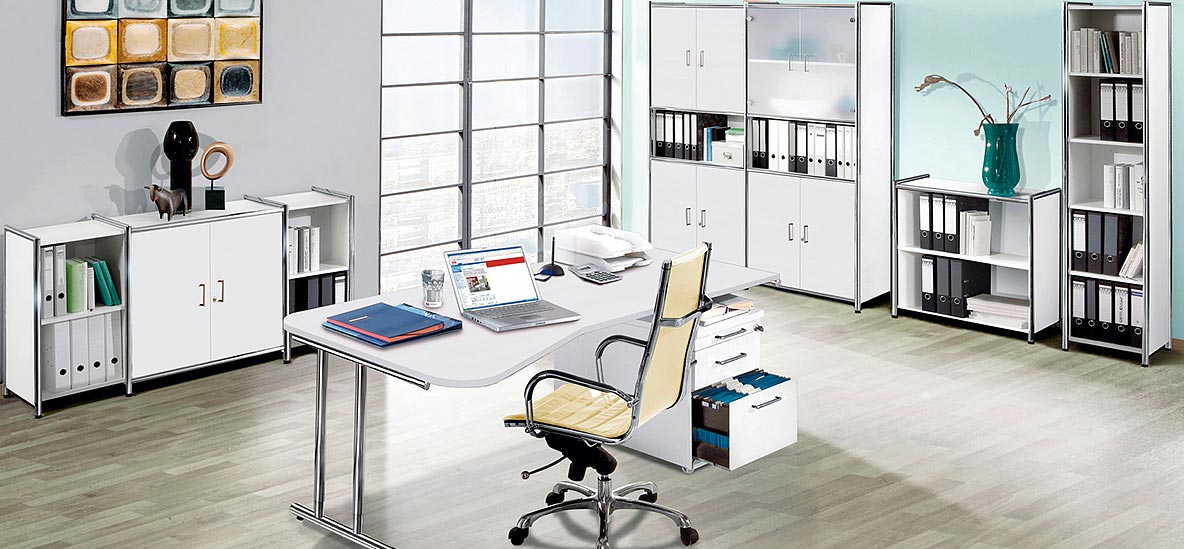 Möbelprogramm Lago Weiß