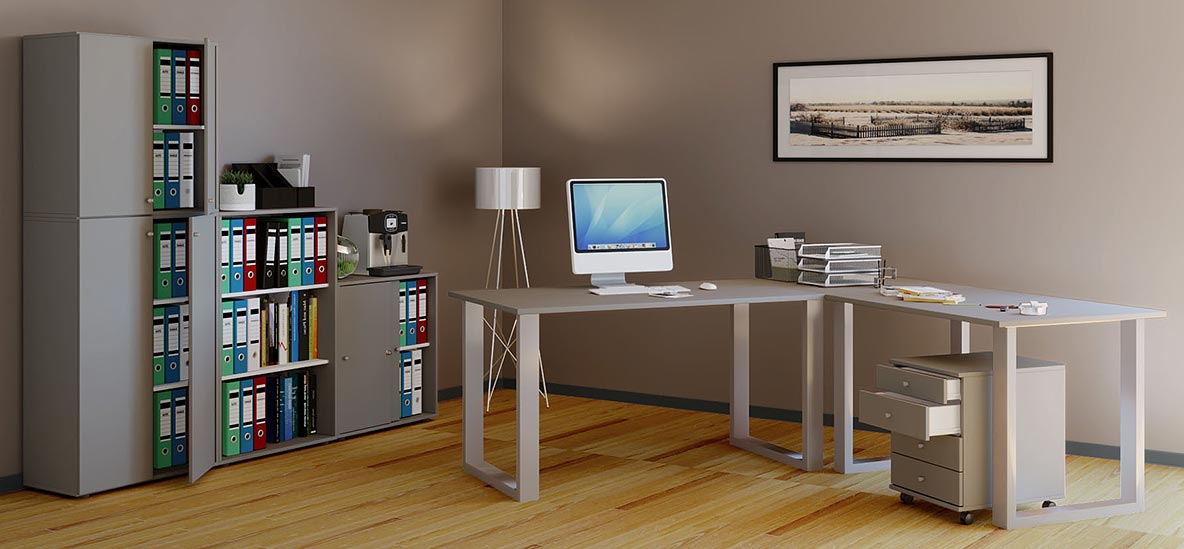 Möbelprogramm Lona Grau