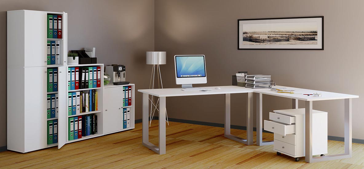 Möbelprogramm Lona Weiß