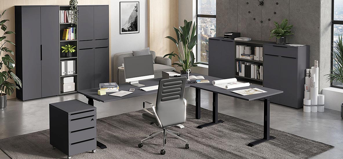 Möbelprogramm Mailand Grafit