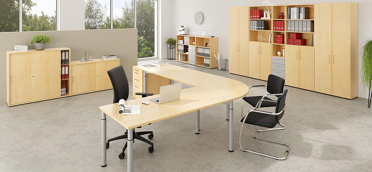 Möbelprogramm Mirakel Ahorn