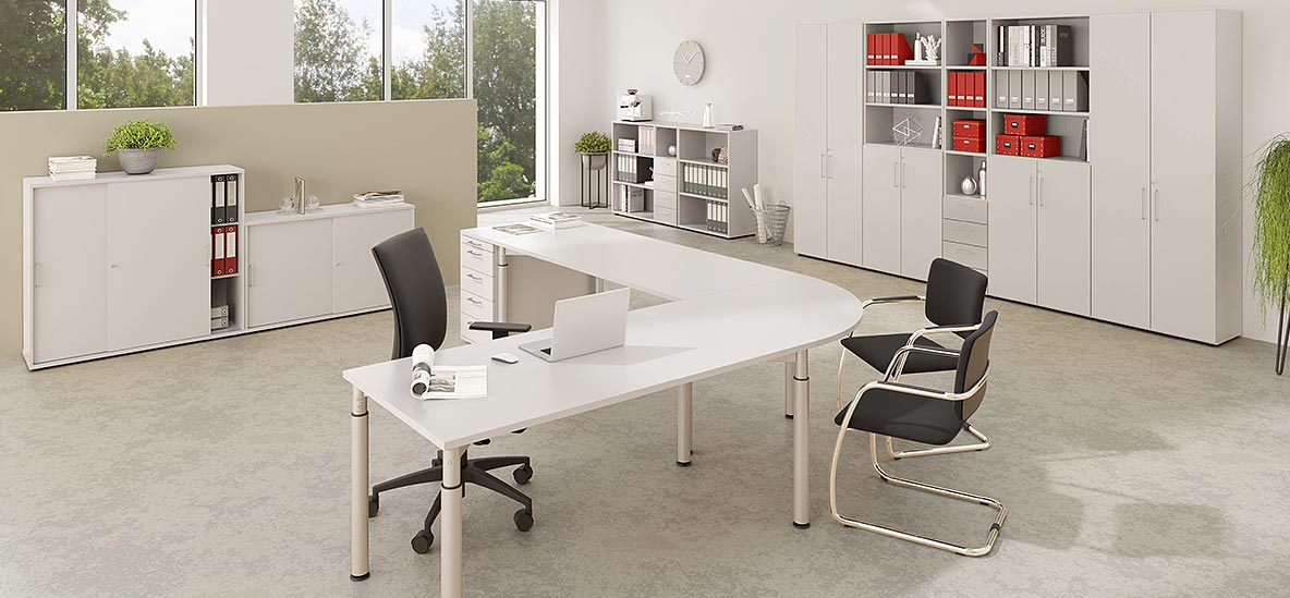 Möbelprogramm Mirakel Lichtgrau