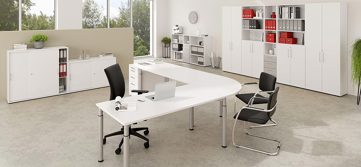 Möbelprogramm Mirakel Weiß