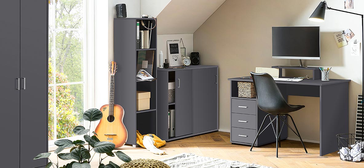 Möbelprogramm Niels Anthrazit