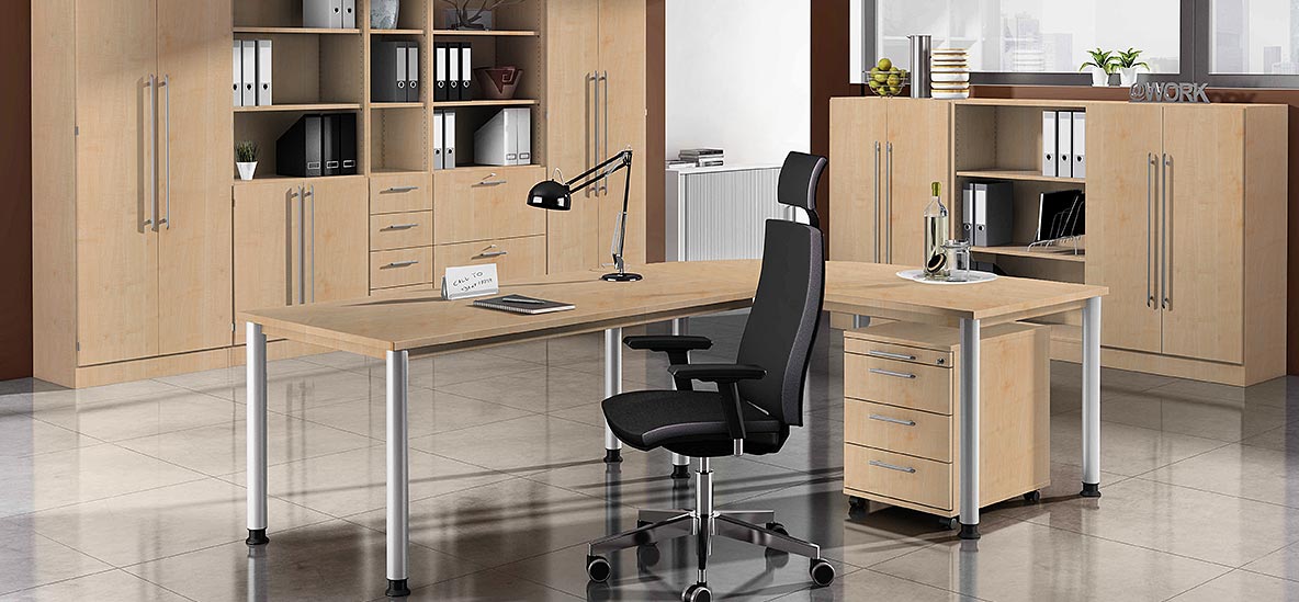 Möbelprogramm Orbis Ahorn