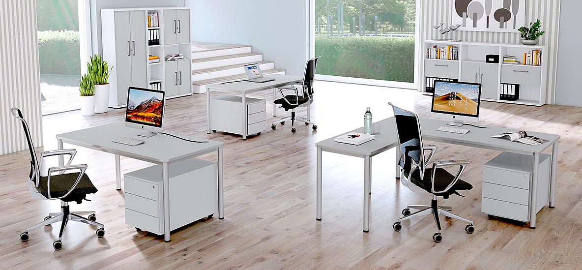 Möbelprogramm Prime Lichtgrau