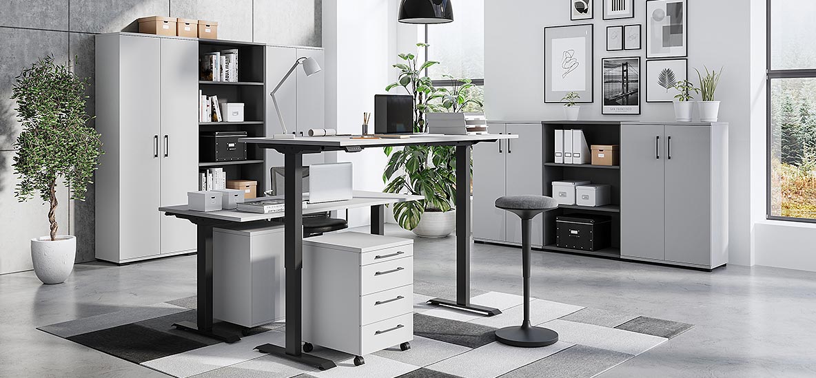 Möbelprogramm Profi 3.0 Grafit/Lichtgrau