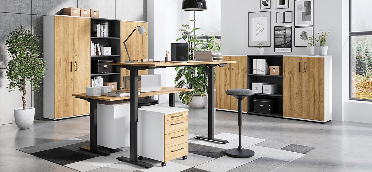 Möbelprogramm Profi 3.0 Weiß/Grandsoneiche