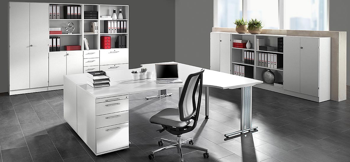 Möbelprogramm Prokura Weiß