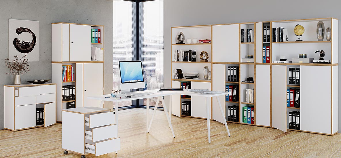 Möbelprogramm Salia Weiß