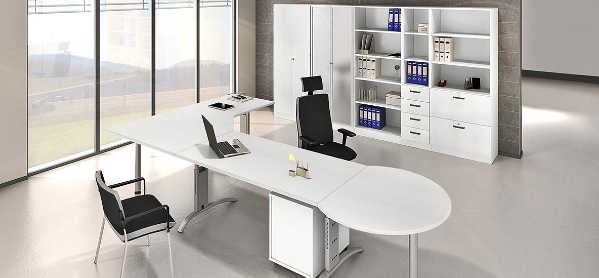 Möbelprogramm Savona Weiß