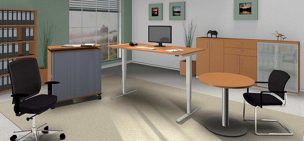 Möbelprogramm Sidney Buche