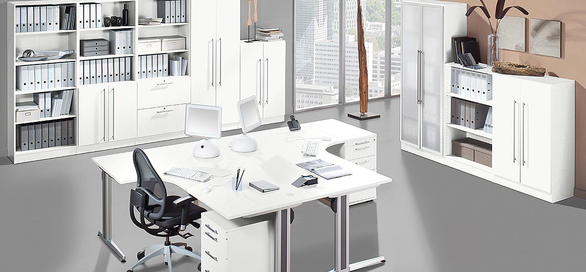 Möbelprogramm Sira Weiß