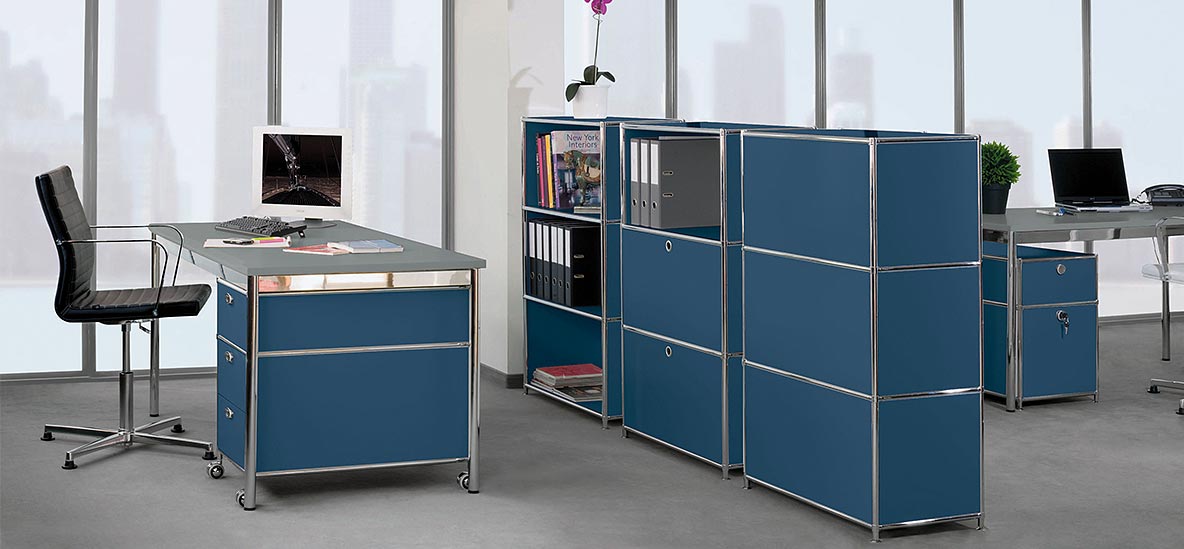 Möbelprogramm System4 Blau