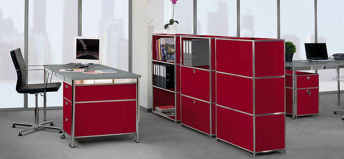 Möbelprogramm System4 Rot