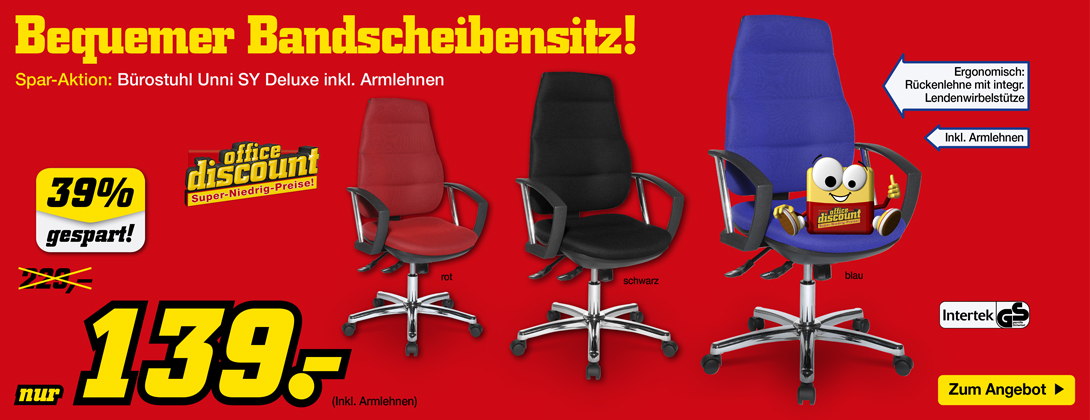 Stuhl Unni SY Deluxe 3 Farben