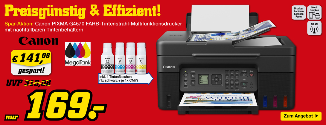 Canon Pixma G4570 Tinten-Multifunktionsgerät