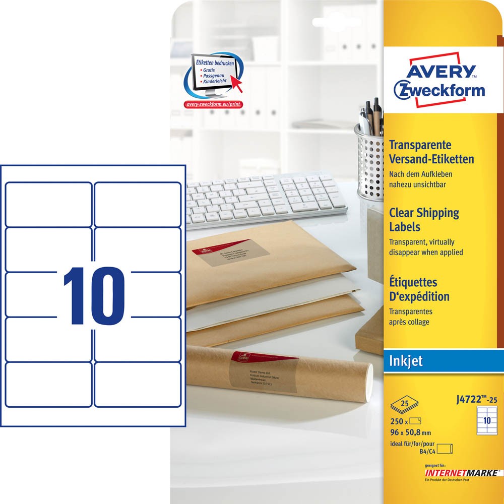 avery zweckform etiketten
