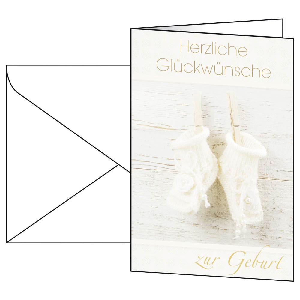 Glückwunschkarten Baby von sigel