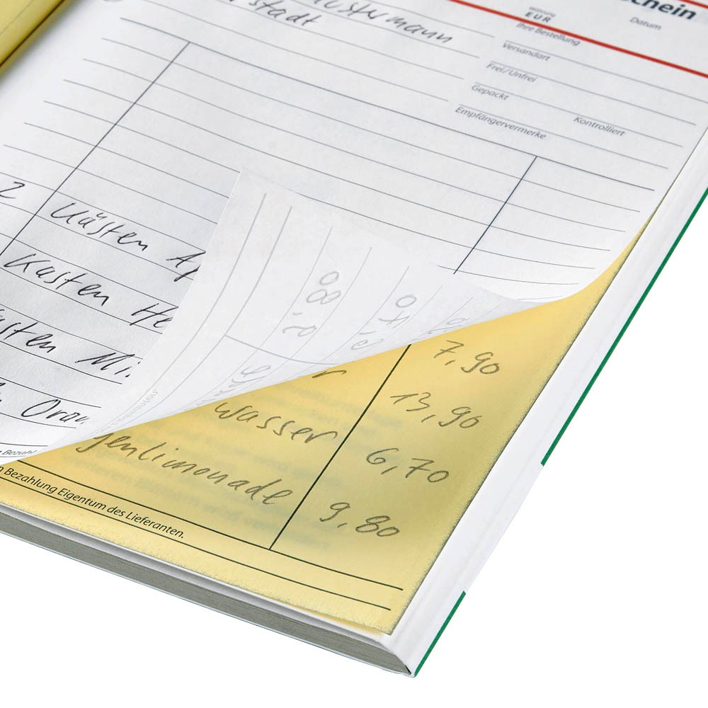Sigel Formularbuch Sd120 Quittung Für Kleinunternehmer Ohne Mwst