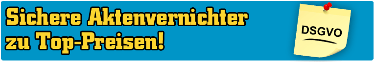 Sichere Aktenvernichter